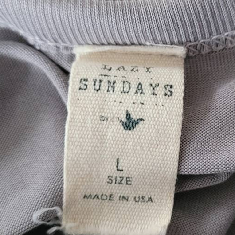 Lazy Sundays Grey Comfy Long Sleeve Dress Large - Picture 4 of 4